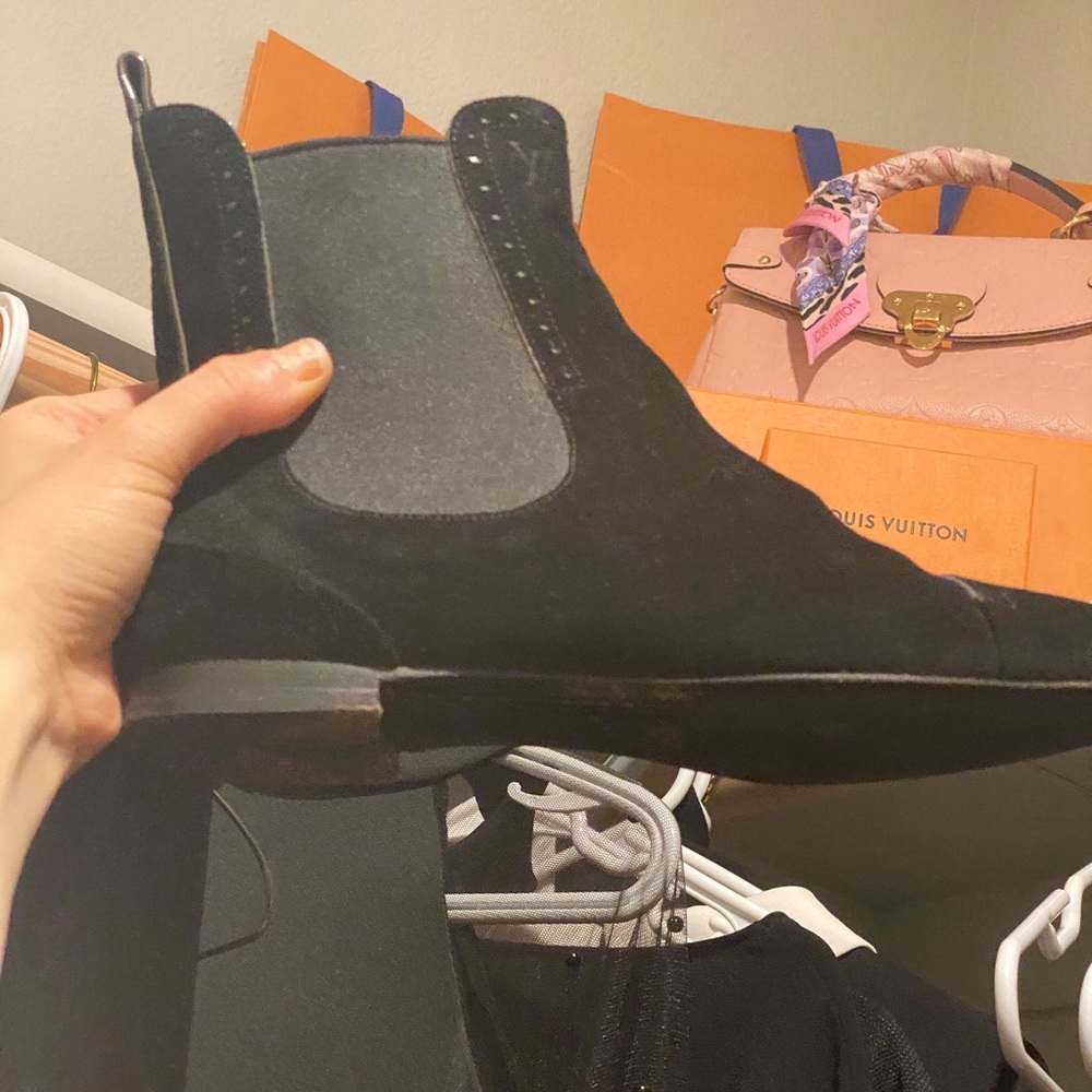 louis Vuitton boots size 8.5-9 black 💯auth - Picture 10 of 10